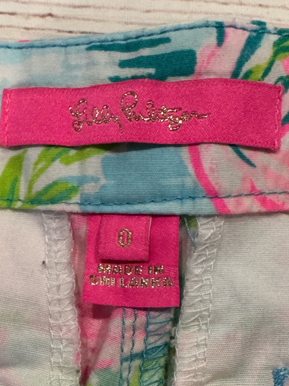 Lilly Pulitzer The Buttercup Stretch Short in Multi Floridita Sz 0 - Picture 6 of 10